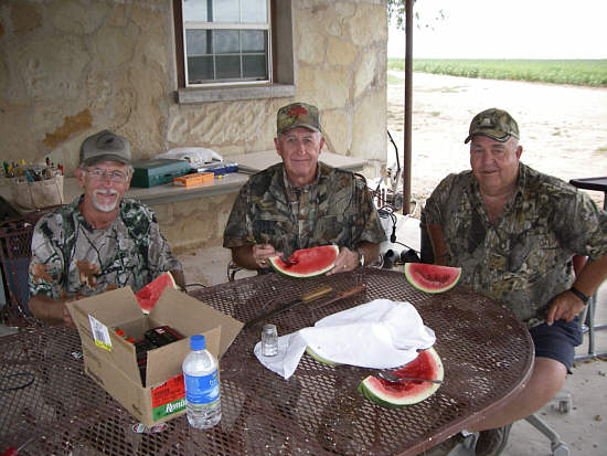  17 Ron Walker, Buster McGowin, Pat Childress 