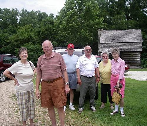 28 Ann and Leon Wahlbrink, Buster McGowin, David Shelton, Mina McGowin and Sandra Shelton