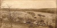 15 1912 Osage River Flood Crackerneck Street looking Downstream