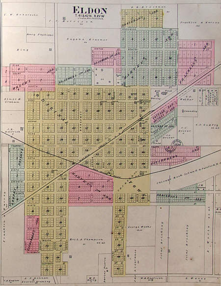  1904 Atlas Map of Eldon 