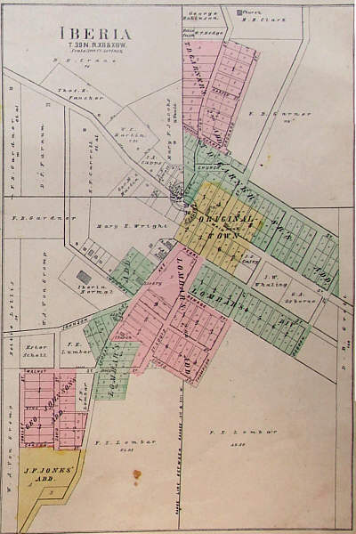  1904 Atlas Map of Iberia 