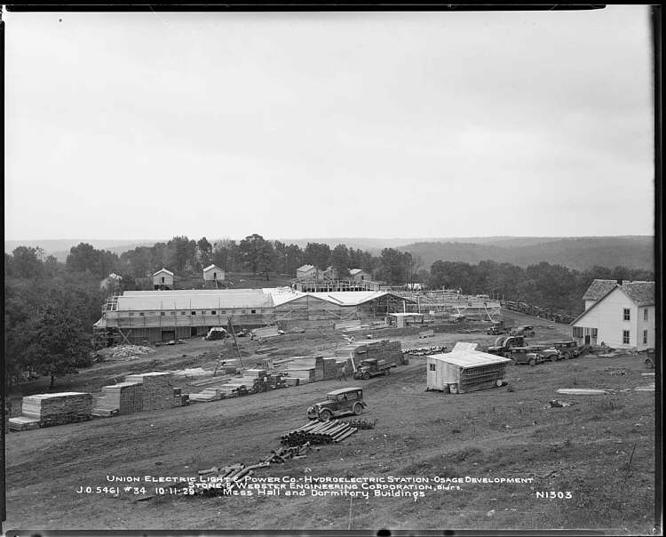  General View - Bagnell Dam Construction 