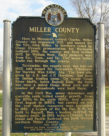  History of Miller County 