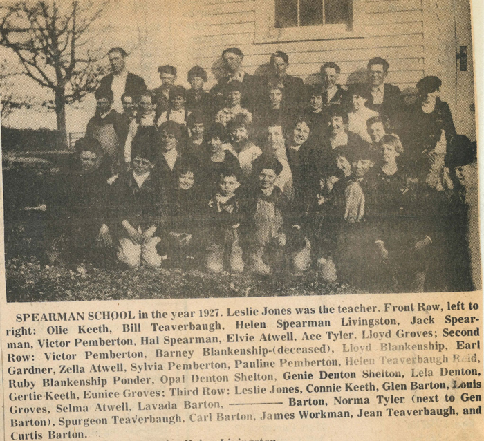 Spearman School - 1927