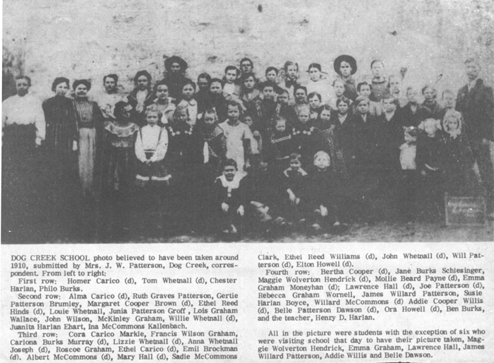 Dog Creek School - 1910