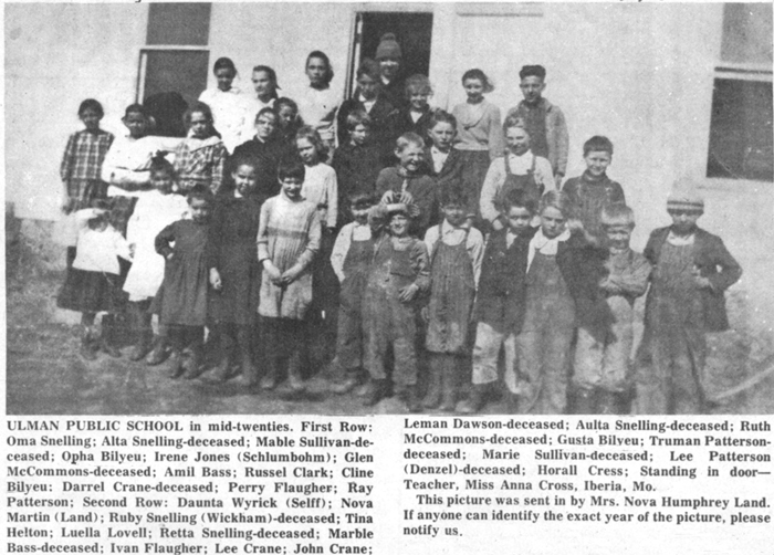 Ulman School Class - Mid-Twenties